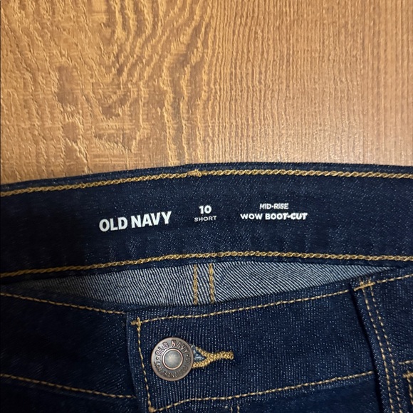 Old Navy Dark Blue Boot Cut Jeans - Picture 2 of 3